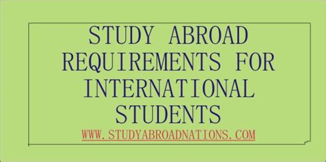 eastern university study abroad requirements